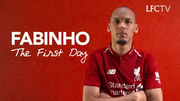 Behind the scenes: Fabinho's first day at Liverpool